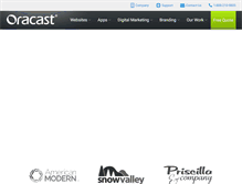 Tablet Screenshot of oracast.com